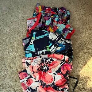 3 koi xl scrub tops